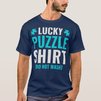 T-shirt Lucky Puzzle Funny Puzzler passionné