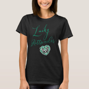 T-shirt Lucky Rottweiler Chien Maman Femmes