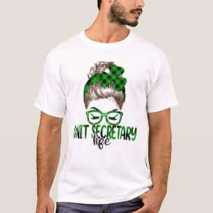 T-shirt Lucky secrétaire d'unité Jour de la Saint Patrick 