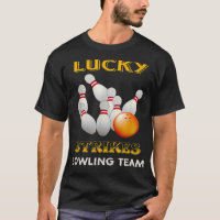 Lucky Strikes Bowling Team Retro Men Women Youth 3