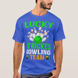 T-shirt Lucky Strikes Bowling Team St patrick T