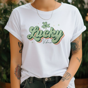 T-shirt Lucky Vibes Shamrock St. Patrick's Day