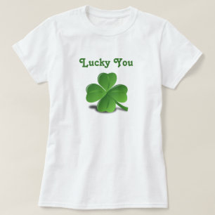 T-shirt "Lucky You" Fête Shamrock de la St. Patrick
