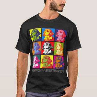 T-shirt Ludwig van Beethoven pop-art portrait poster Class