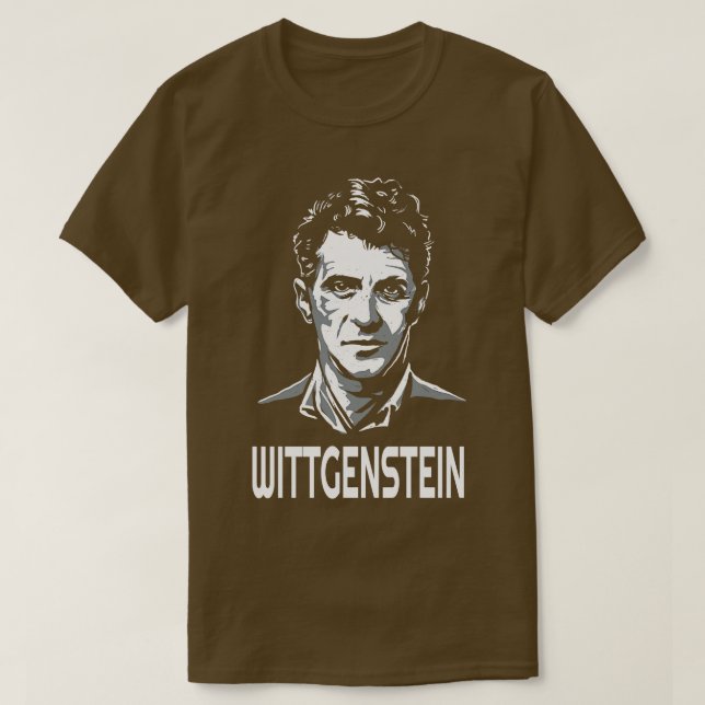 T-shirt Ludwig Wittgenstein Philosophe autrichien (Design devant)