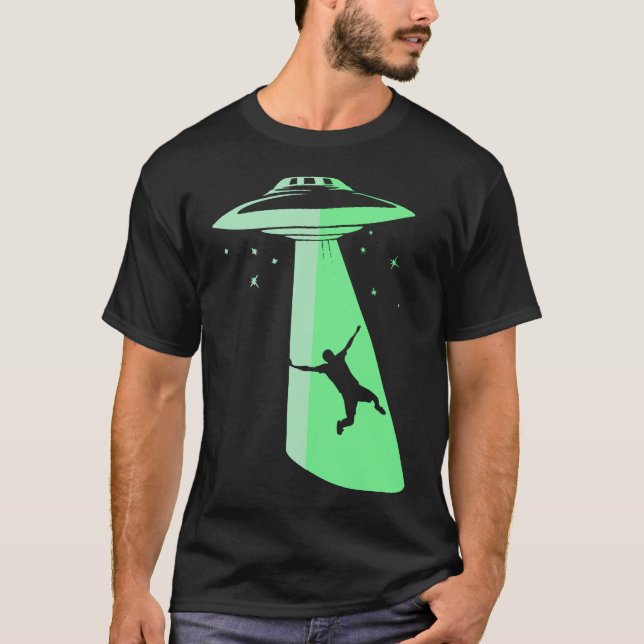 T-shirt Lueur dans l'alien foncé de Sci fi de nuit (Devant)