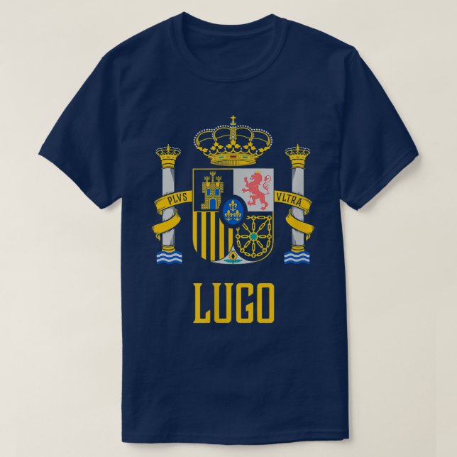 T-shirt Lugo, Espagne - Espagnol Espana (Design devant)