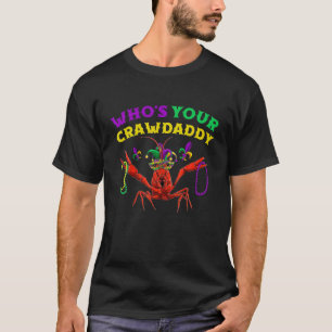 T-shirt Lui Déchirer Votre Crawdaddy Crawfish Jester perle