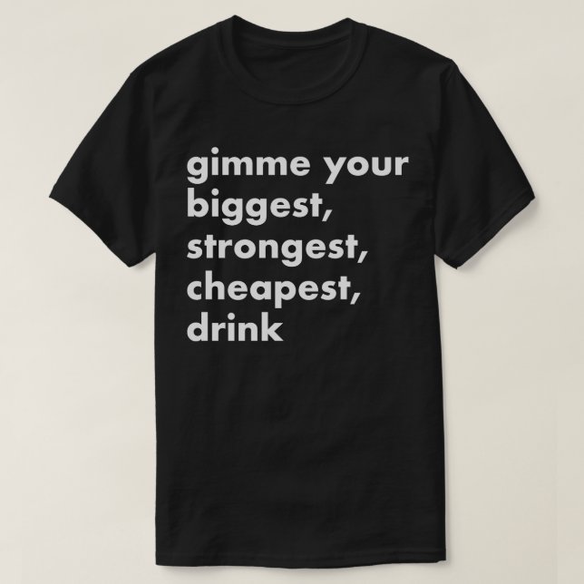 T-shirt lui donner un endroit sombre (Design devant)