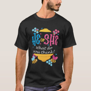 T-shirt Lui Ou Elle Ce Que Pensez-Vous Que Le Sexe Révèle 