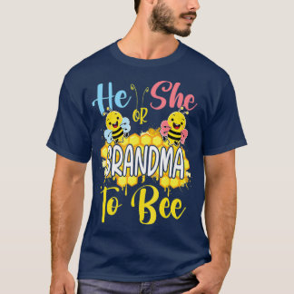 T-shirt Lui Ou Elle Grand-Mère À Être La Révélation Du Sex