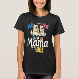 T-shirt Lui ou elle maman à Bee Genre Révéler maman Baby S