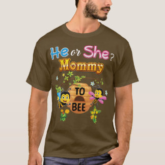 T-shirt Lui Ou Elle Maman À Être Sexe Révéler Baby Mothe
