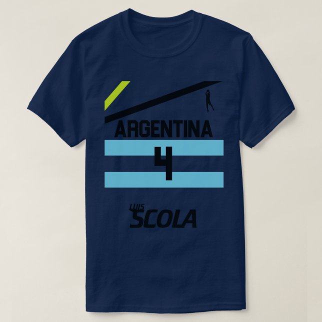 T-shirt LUIS SCOLA Argentina Basket-ball Jersey (Design devant)