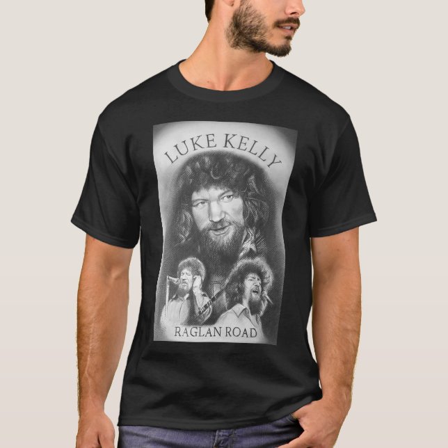 T-shirt Luke Kelly T Shirt Design (Devant)
