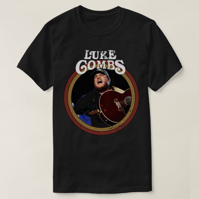 T-shirt Luke peigne style vintage (Design devant)
