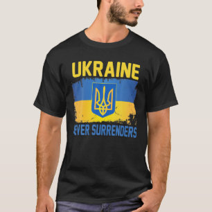 T-shirt L'UKRAINE ne cède jamais le soutien à l'Ukraine Uk