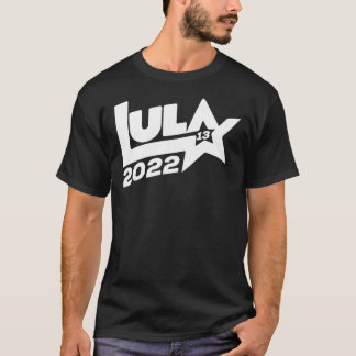 T-shirt Lula 2022 13 PT eleições presidenciais Brasil 2022