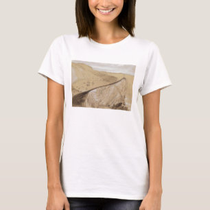 T-shirt Lulworth Cove (w/c, gouache et graphite sur beige
