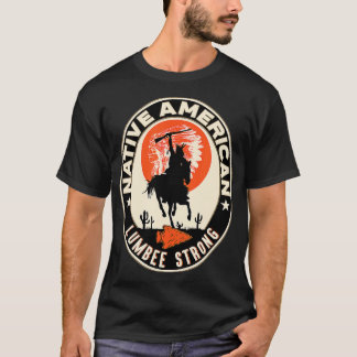 T-shirt Lumbee Tribe Amérindienne Pride Art Déco