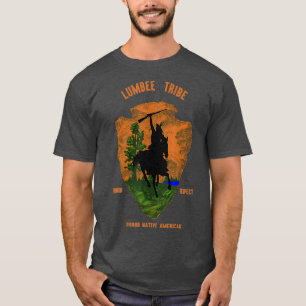 T-shirt Lumbee Tribe Amérindienne Pride Retro