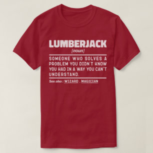 T-shirt Lumberjack Noun humoristique Woodsman Cool Père