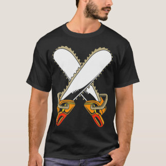 T-shirt Lumberjack tronçonneuse pour hommes