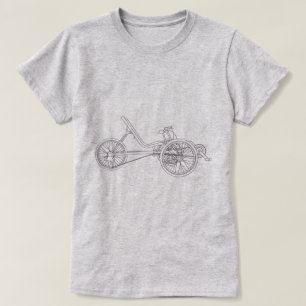 T-shirt Lumière couchée de tricycle