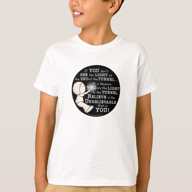 T-shirt Lumière dans le tunnel (Devant)