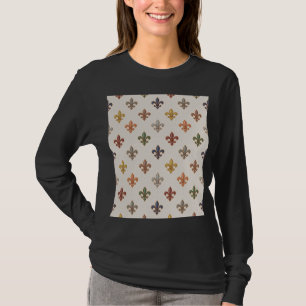 T-shirt Lumière de design fleur de lis de terres boisées