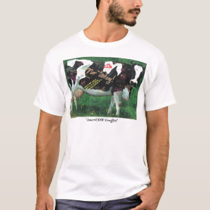 T-shirt Lumière "de graffiti d'AmeriCOW"