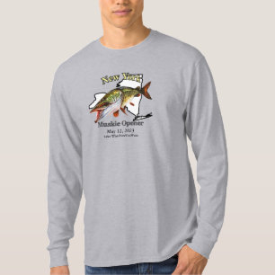 T-shirt Lumière d'ouverture de muskie New York