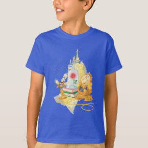 T-shirt Lumière Et Cogsworth