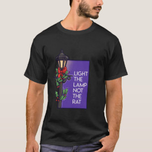 T-shirt Lumière La Lampe Pas Le Rat Drôle Noël