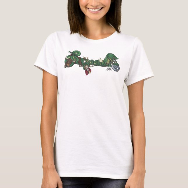 T-shirt Lumière originale du serpent 01 de Criminalz (Devant)