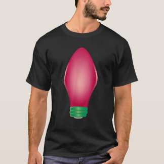 T-shirt Lumière rose pour sapin de Noël