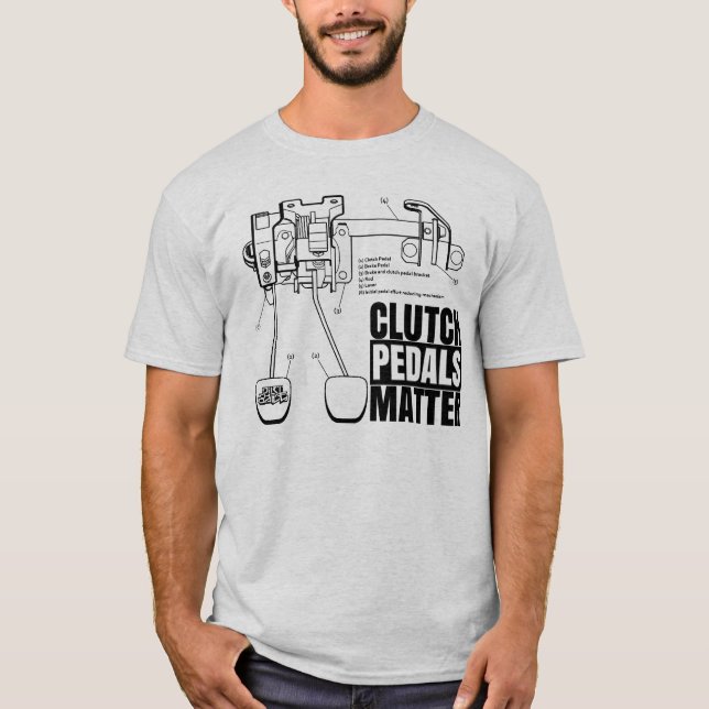 T-shirt Lumière T de matière de pédales de Clutch (Devant)