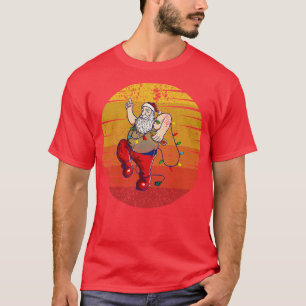 T-shirt Lumières de la fée de la bière du Père Noël 1