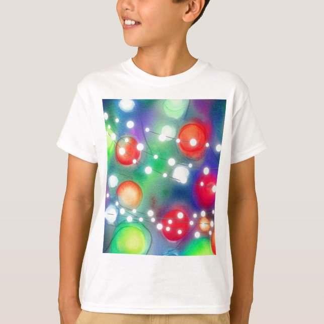 T-shirt Lumières de Noël (Devant)