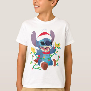 T-shirt Lumières de Noël scintillantes