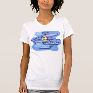 T-shirt Lumières du nord de Haiku