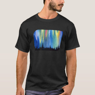 T-shirt Lumières polaires Aurora Borealis Vacances foresti