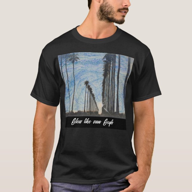 T-shirt Luminosité comme van Gogh (Devant)