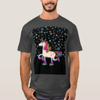 T-shirt Luminosité dans la licorne noire