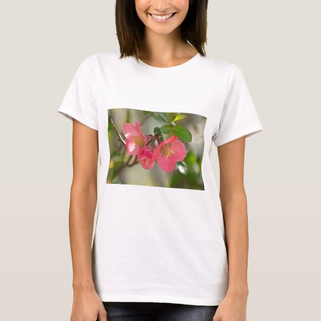 T-shirt Luminosité de coing rose (Devant)