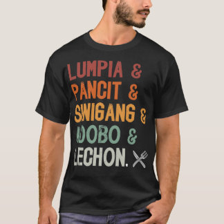 T-shirt Lumpia Pancit Sinigang Adobo Lechon Philippine Cui
