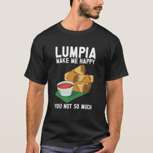 T-shirt Lumpia Philippine Nourriture Lumpia Roller Wrap