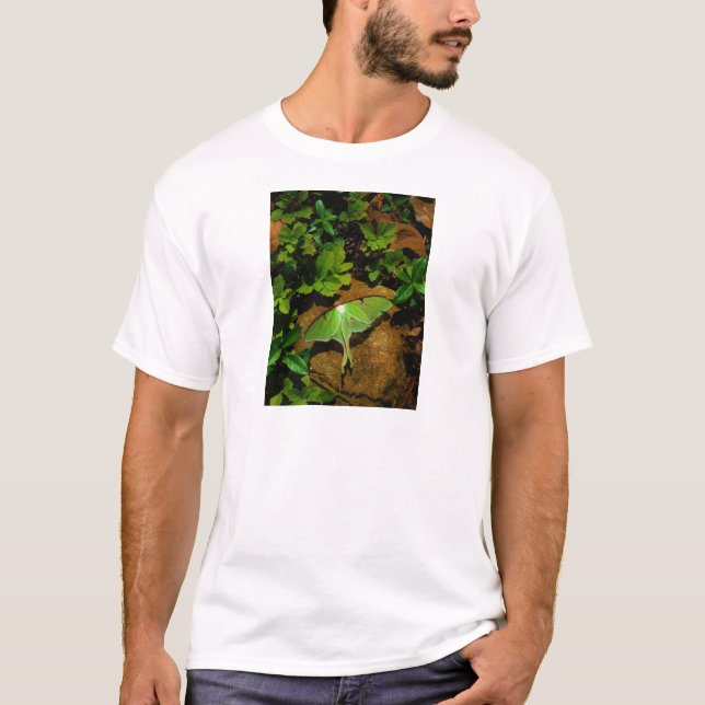 T-shirt Luna verte géante (Devant)