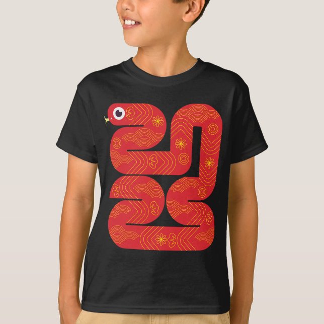 T-shirt Lunar New Year 2025 - Year Of The Snake  (Devant)