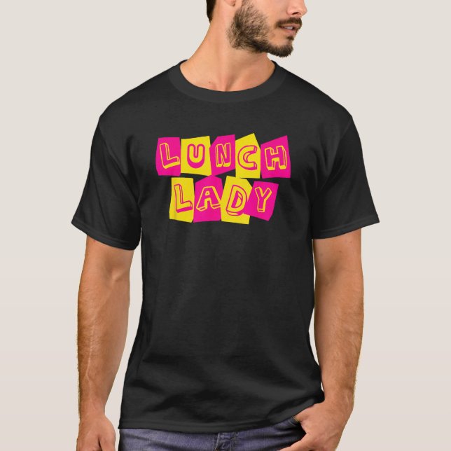 T-shirt Lunch Lady Squad  Back to School Cafeteria Crew Re (Devant)